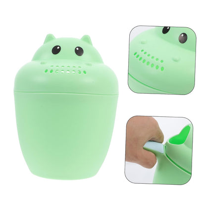 Baby Bath Rinse Cup for Newborns Large Shampoo Rinser Waterfall Design Safe Plastic for Gentle Rinsing During Bath Time