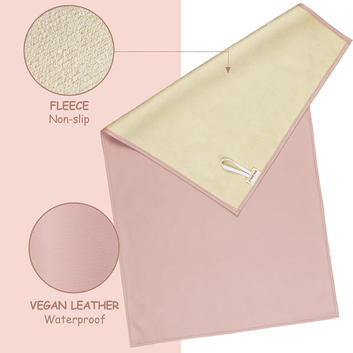 Changing Pad Portable Diaper Mat Baby Travel Changing Liner,2 Pack