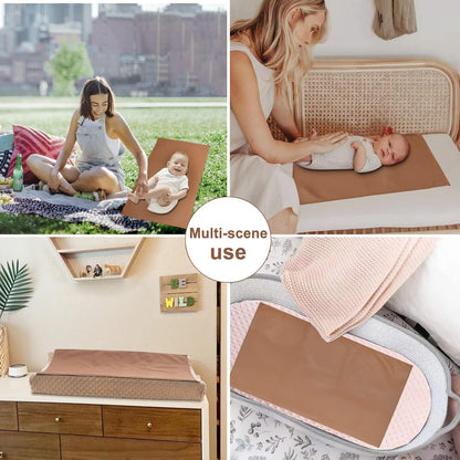 Changing Pad Portable Diaper Mat Baby Travel Changing Liner,2 Pack