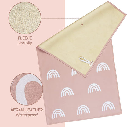 Changing Pad Portable Diaper Mat Baby Travel Changing Liner,2 Pack