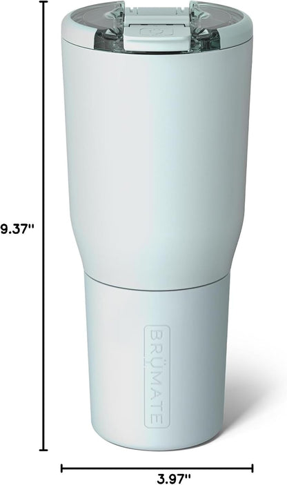 Nav 35oz 100% Leak Proof Insulated Travel Tumbler with Magnetic BevLock™ Lid - Double Wall Cup-Holder Friendly Stainless Steel Mug (Kiwi)