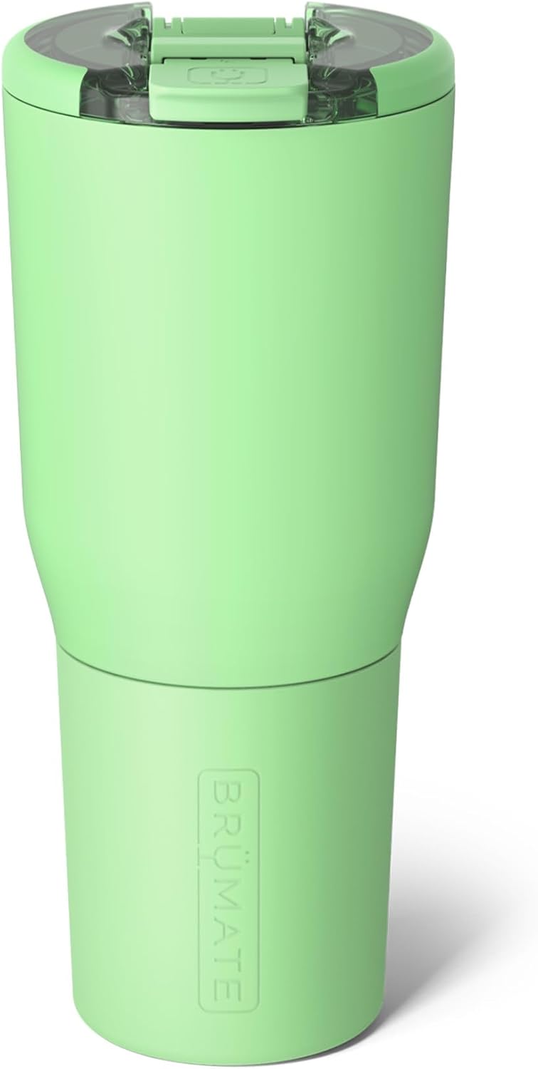 Nav 35oz 100% Leak Proof Insulated Travel Tumbler with Magnetic BevLock™ Lid - Double Wall Cup-Holder Friendly Stainless Steel Mug (Kiwi)