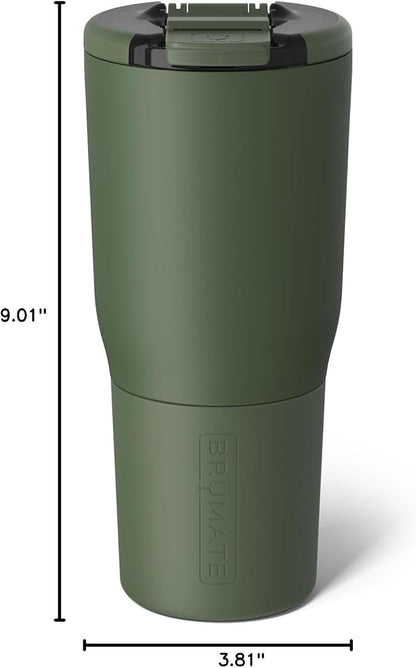 Nav 35oz 100% Leak Proof Insulated Travel Tumbler with Magnetic BevLock™ Lid - Double Wall Cup-Holder Friendly Stainless Steel Mug (Kiwi)