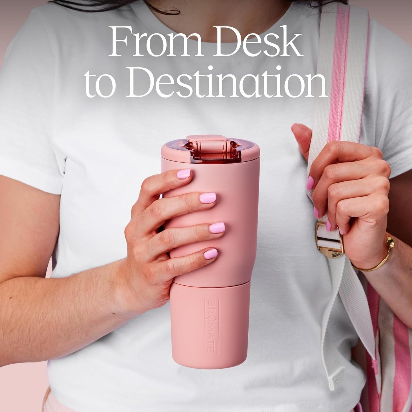 Nav 35oz 100% Leak Proof Insulated Travel Tumbler with Magnetic BevLock™ Lid - Double Wall Cup-Holder Friendly Stainless Steel Mug (Kiwi)