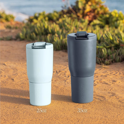 Nav 35oz 100% Leak Proof Insulated Travel Tumbler with Magnetic BevLock™ Lid - Double Wall Cup-Holder Friendly Stainless Steel Mug (Kiwi)