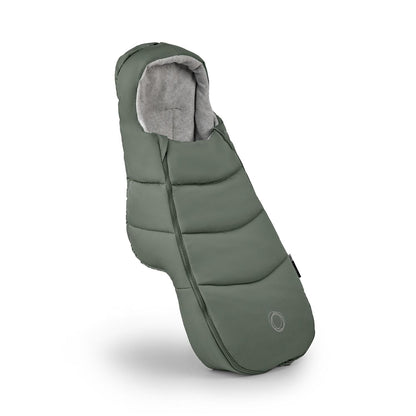 Footmuff - All-Season Stroller Accessory Weatherproof Climate Control Removable and Reflective (Moon Grey)