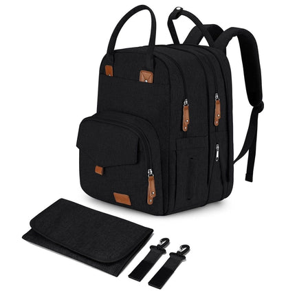 Extra Large Diaper Bag Backpack for 2 Kids Expandable 30-38L