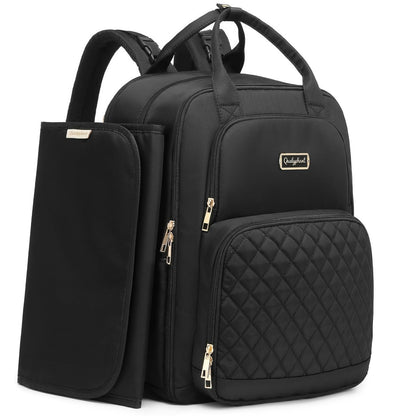 Extra Large Diaper Bag Backpack for 2 Kids Expandable 30-38L