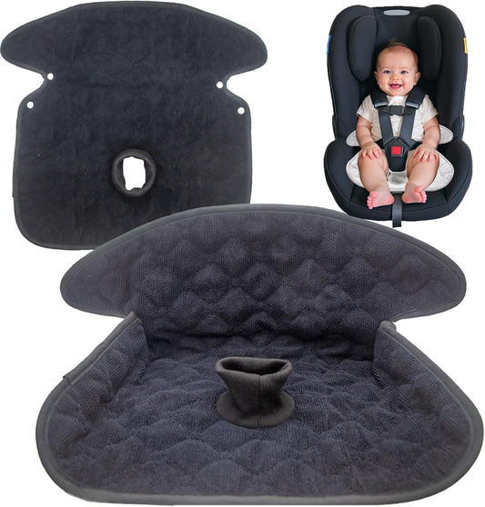 2 Pack Potty Training Car Seat Protector & Bag, Waterproof Piddle Pads for Carseat, High Chair & Stroller, Soft Anti-Slip Liner, Fast Water Absorption Pee Protector for Toddlers, Machine Washable