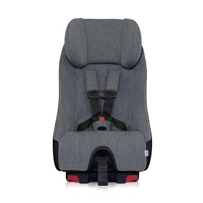 Clek Foonf Convertible Car Seat with Rigid Latch, Crumple Zone Safety System, Adjustable Headrest, Reclining Design, Anti-Rebound Bar & Flame Retardant-Free (Latte Ziip)