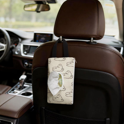 Quilted Baby Wipe Holder Quilted Wipe Pouch Portable Hanging Floral Wet Wipes Bag for Car, Stroller