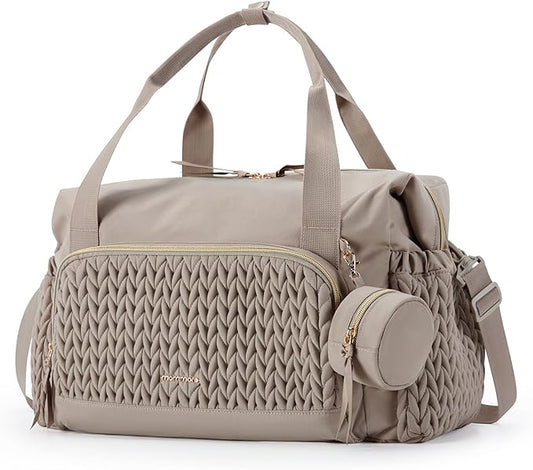 mommore Diaper Bag Tote, Large Capacity Travel Diaper bags, Hospital Bag for Labor Delivery, Baby Bag with Pacifier Case | Hospital Bag, for Labor Delivery, Baby Bag, with Pacifier Case