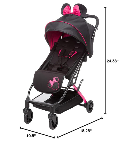 Disney Mickey Mouse Teeny Ultra Compact Stroller, Let's Go Mickey!, Black