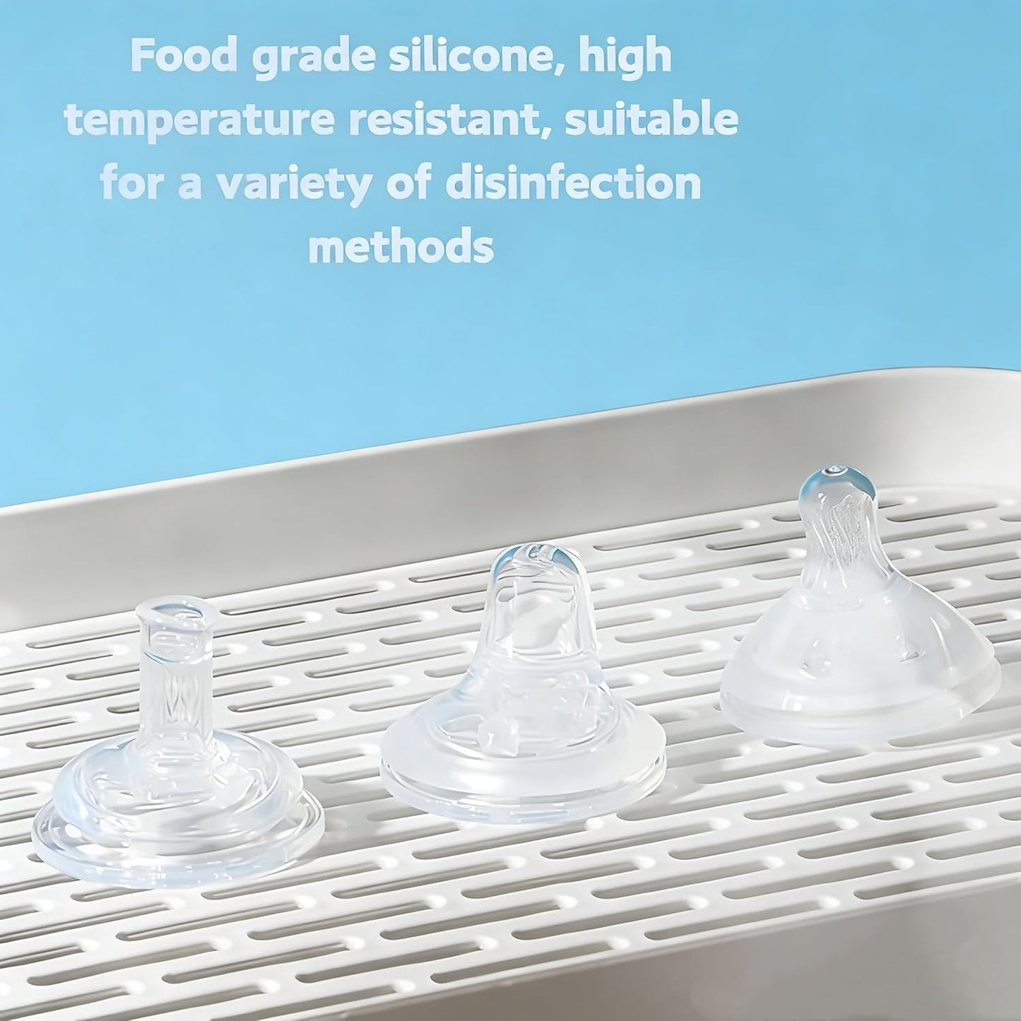 8Pack Replacement Silicone Spout Compatible with NUK Activity and Learner Cups, Nipple Replacement Spouts Leak-Proof, BPA-Free, Easy to Clean, Easy Transition from Bottle to Cup