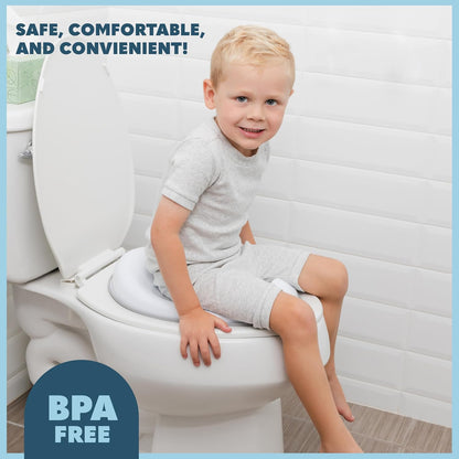 Todays Kids Toddler Potty Training Seat - Toddler Toilet Seat Attachment for Boys & Girls w/Splash Guard, Non-Slip Grip for Secure Fit, Fits Standard Round & Oval Toilets, Storage Hook Included, Pink