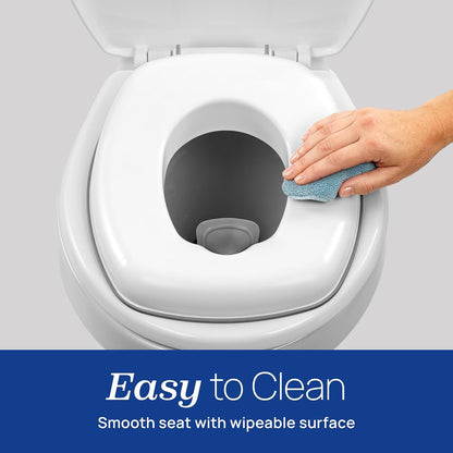 Chicco Toddler Training Toilet with Flip-Up Seat and Lid, Easy-Clean Surfaces, Adjustable Soft-Flex Spray Shield, Flashing Lights and Flushing Sounds, For children up to 60 lbs.