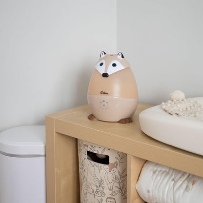 Crane Baby Mini Adorable Snow Owl Baby Humidifier, 0.5 Gal Cool Mist Humidifiers with Aroma Tray and Nightlight, Whisper Quiet Ultrasonic Humidifier for Baby and Toddler Room, Congestion Relief
