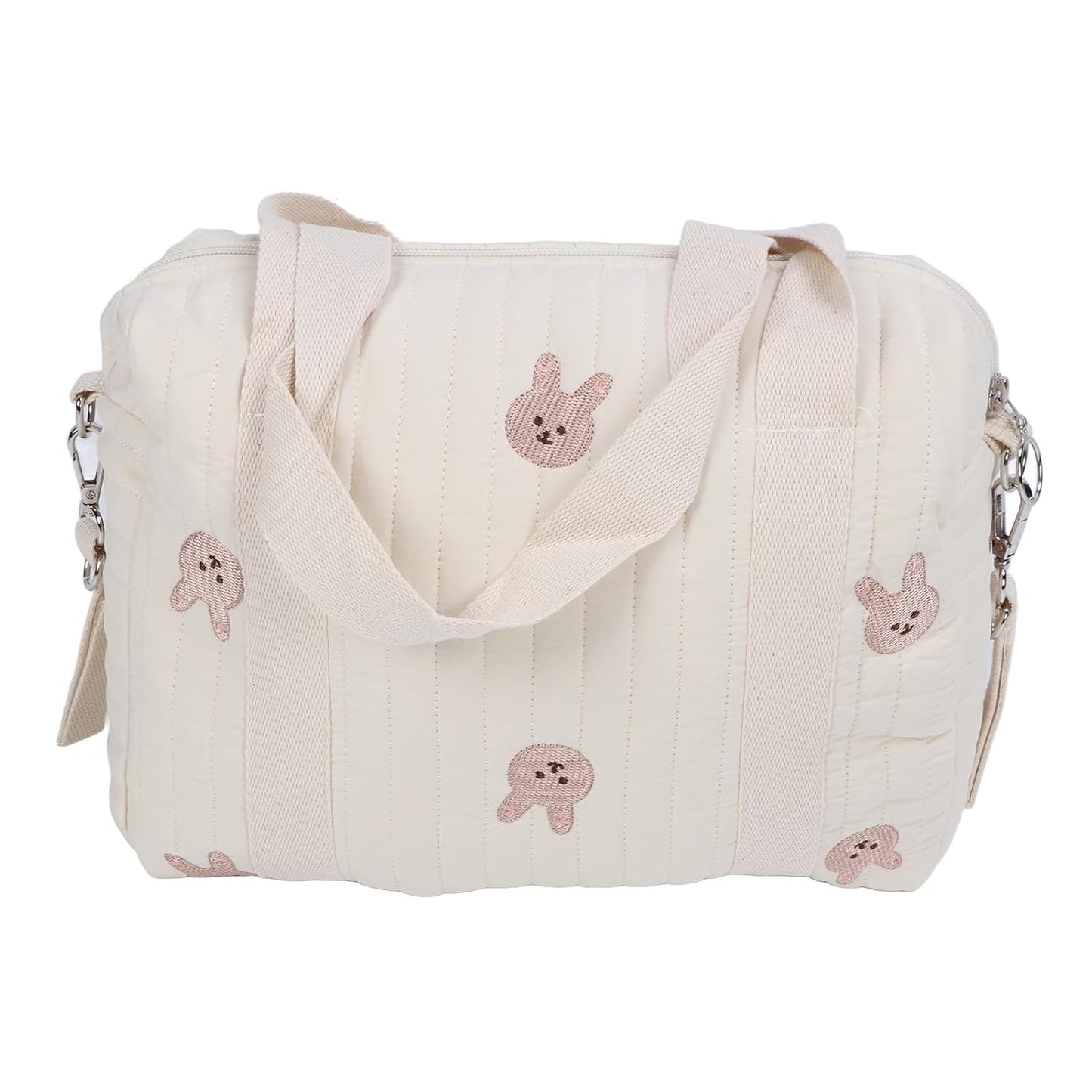 Fafeicy Universal Stroller Organizer, Multifunctional Baby Stroller Storage Bag Baby Stroller Bag Reusable Handbag Nappy Bag (Rabbit Bag)