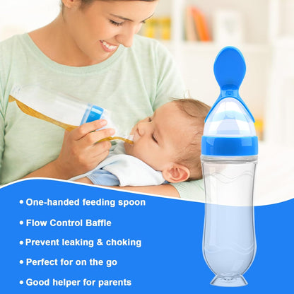 WAJIAYON Baby Fruit Feeder Pacifier | Infant Food Feeder Pacifier & Food Dispensing Spoon | Fresh Fruit Teethers for Babies | Silicone Feeder Baby,Mesh teethers for Babies Gifts for Boys and Girls