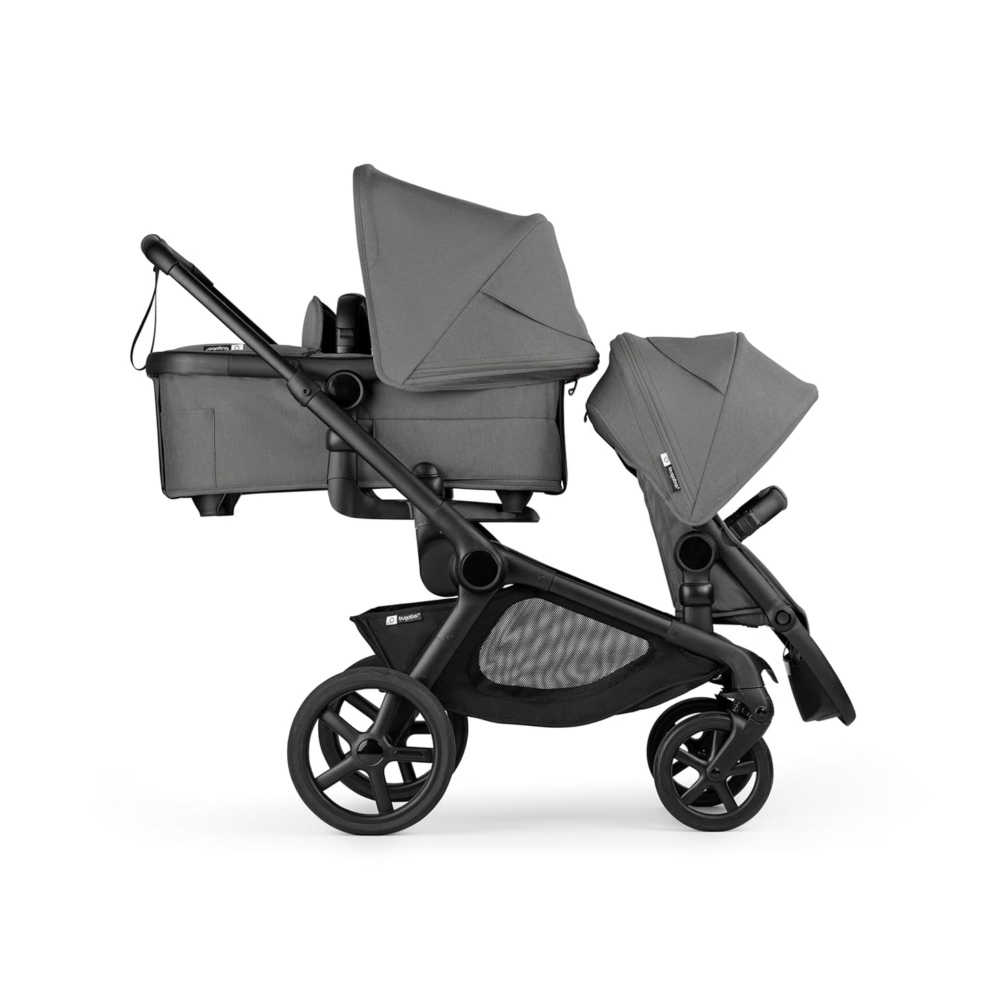 Bugaboo Kangaroo Sibling/Second Seat – Forest Green | Converts Kangaroo Stroller to Double | UPF 50+ Canopy, Adjustable Footrest, Reversible Toddler Seat