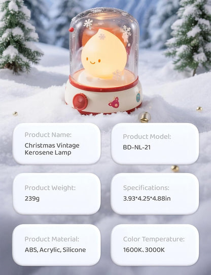 3pcs Cozy Campfire Nightlight Kits, Soothing Nature Sounds, White Noise Night Light for Baby Adult, Rechargeable, Cute Flame Lamp, Best Gift for Kids Bedrooms Camping Trips