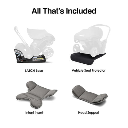 Doona Car Seat & Stroller, Nitro Black - All-in-One Travel System