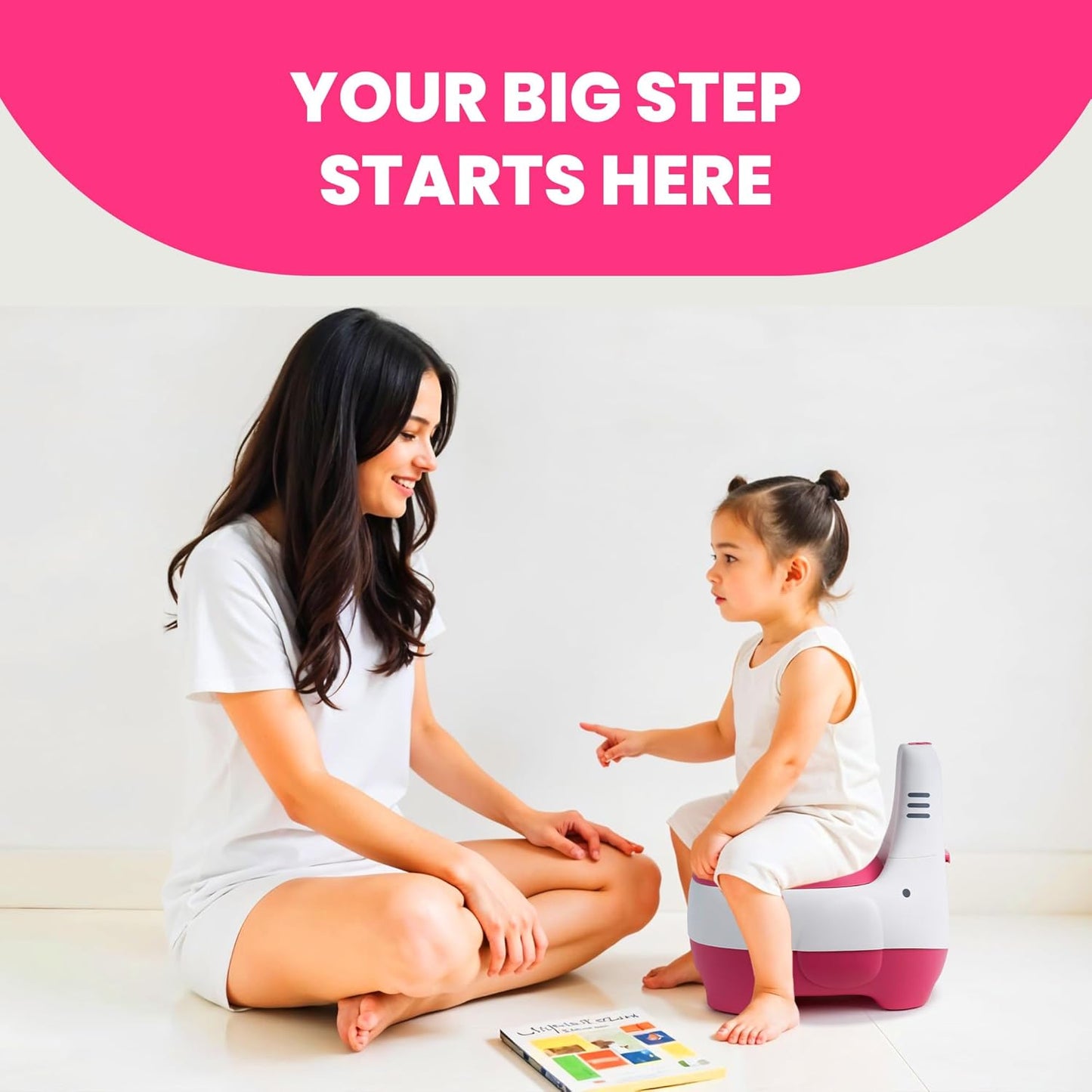Toddler Potty Training Toilet with Flushing Sounds, Removable Lid, and Soft Cushion - Potty Training Toilet - Toddler Toilet Training Potty - Potty Chair for Toddlers 1-5