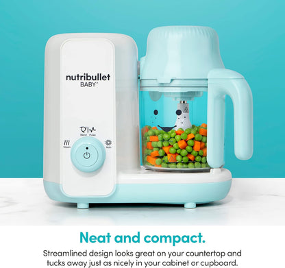 nutribullet Baby Steam + Blend, White/Blue