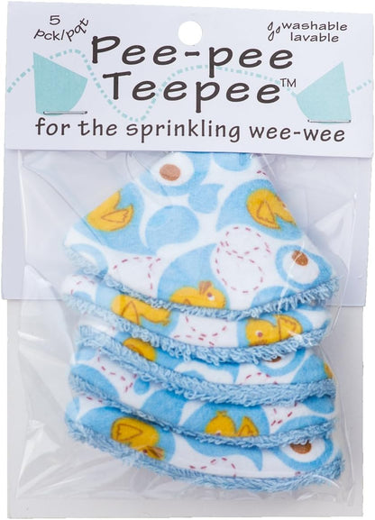 Washable Cotton Pee-Pee Teepees That Shield Baby Boys Pee During Diaper Changes. Makes a Great add-on Gift for a Baby Shower Thanks to its Fun, Gift-Ready Store Packaging. 5 Pack. Western