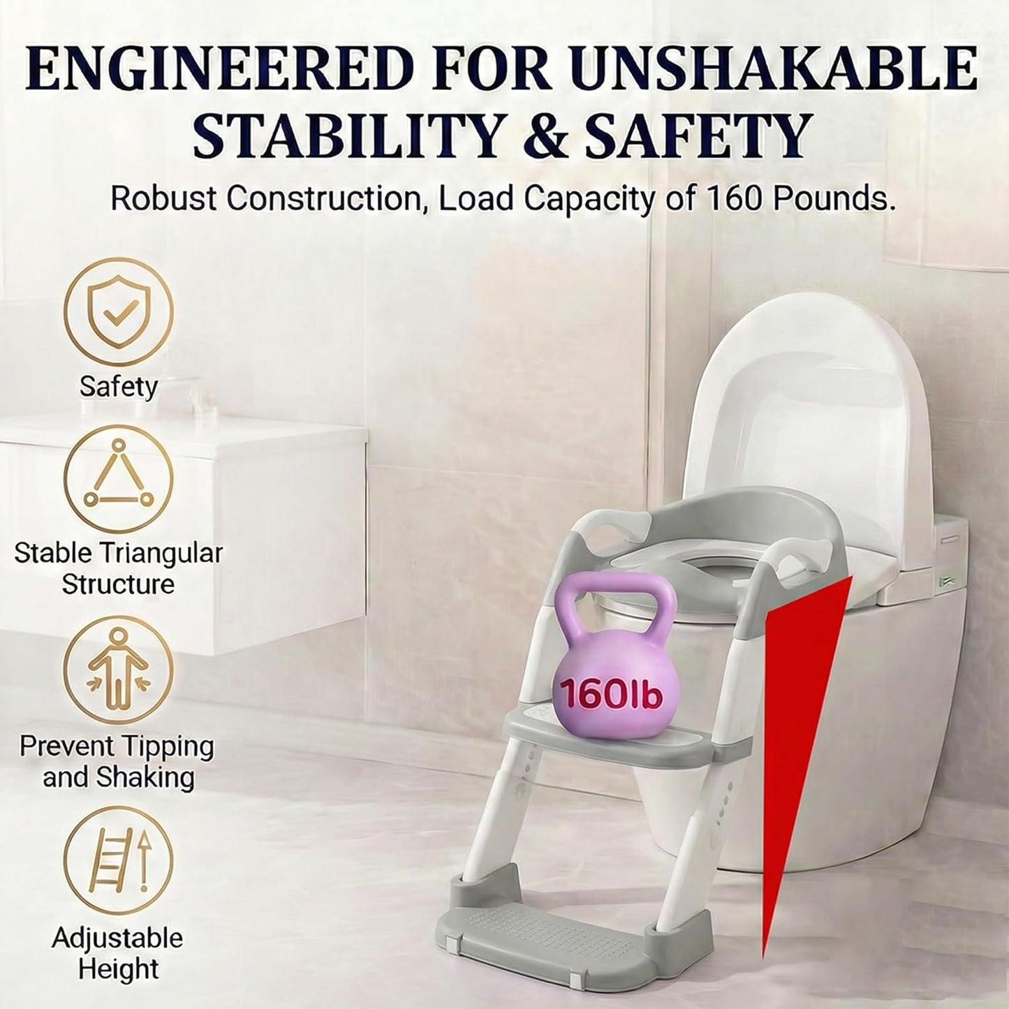 Potty Training Seat - 2026 Upgraded 3-in-1 Foldable Potty Chair with Adjustable Step Stool, Removable Cushion & Splash Guard, Portable Potty Training Toilet for Toddler Boys and Girls (Cyan)