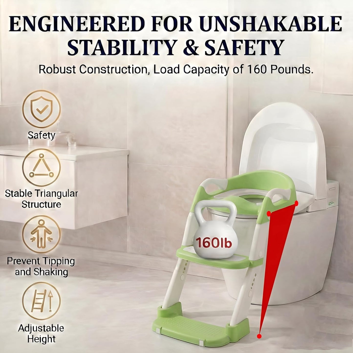 Potty Training Seat - 2026 Upgraded 3-in-1 Foldable Potty Chair with Adjustable Step Stool, Removable Cushion & Splash Guard, Portable Potty Training Toilet for Toddler Boys and Girls (Cyan)