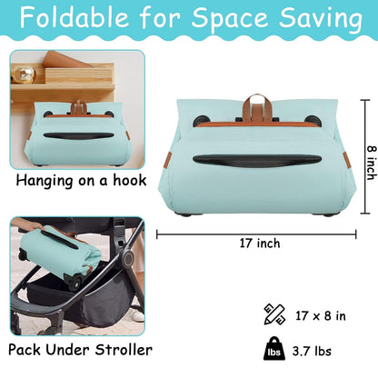 SCTEL Infant Car Seat Travel Bag Fit Doona Car Seat Stroller and Base, Chicco Keyfit 35 and Base, Doona Travel Bag with Wheels, Padded Car Seat Bags for Air Travel, Nuna Travel Bag with Zipper Pocket