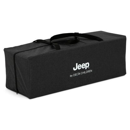 Jeep Horizon Compact Travel 2-in-1 Play Yard and Bassinet, Black