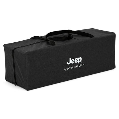 Jeep Horizon Compact Travel 2-in-1 Play Yard and Bassinet, Black