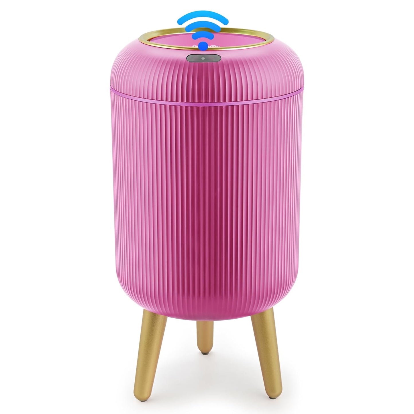 Pukomc Smart Sensor Wastebasket, Convenient and Hygienic Easy to Use, Technology Sensor Waterproof Wastebasket Plastic Trash can for Kitchen, Bathroom, Bedroom, Living Room, Office and Outdoor