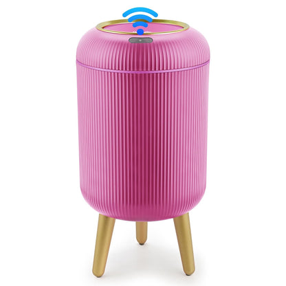 Pukomc Smart Sensor Wastebasket, Convenient and Hygienic Easy to Use, Technology Sensor Waterproof Wastebasket Plastic Trash can for Kitchen, Bathroom, Bedroom, Living Room, Office and Outdoor
