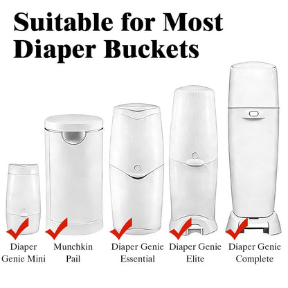 Diaper Pail Refill Bag, Suitable for Genie and Munchkin Diaper Buckets, with Odor Absorption Function, Each Roll Contains 840 Count