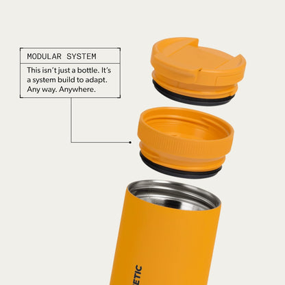 16 oz Tumbler | Stainless Steel Insulated Drinkware with Magnetic Swig Lid | Ocean
