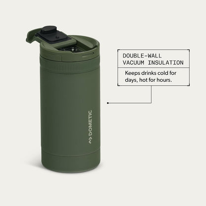 16 oz Tumbler | Stainless Steel Insulated Drinkware with Magnetic Swig Lid | Ocean