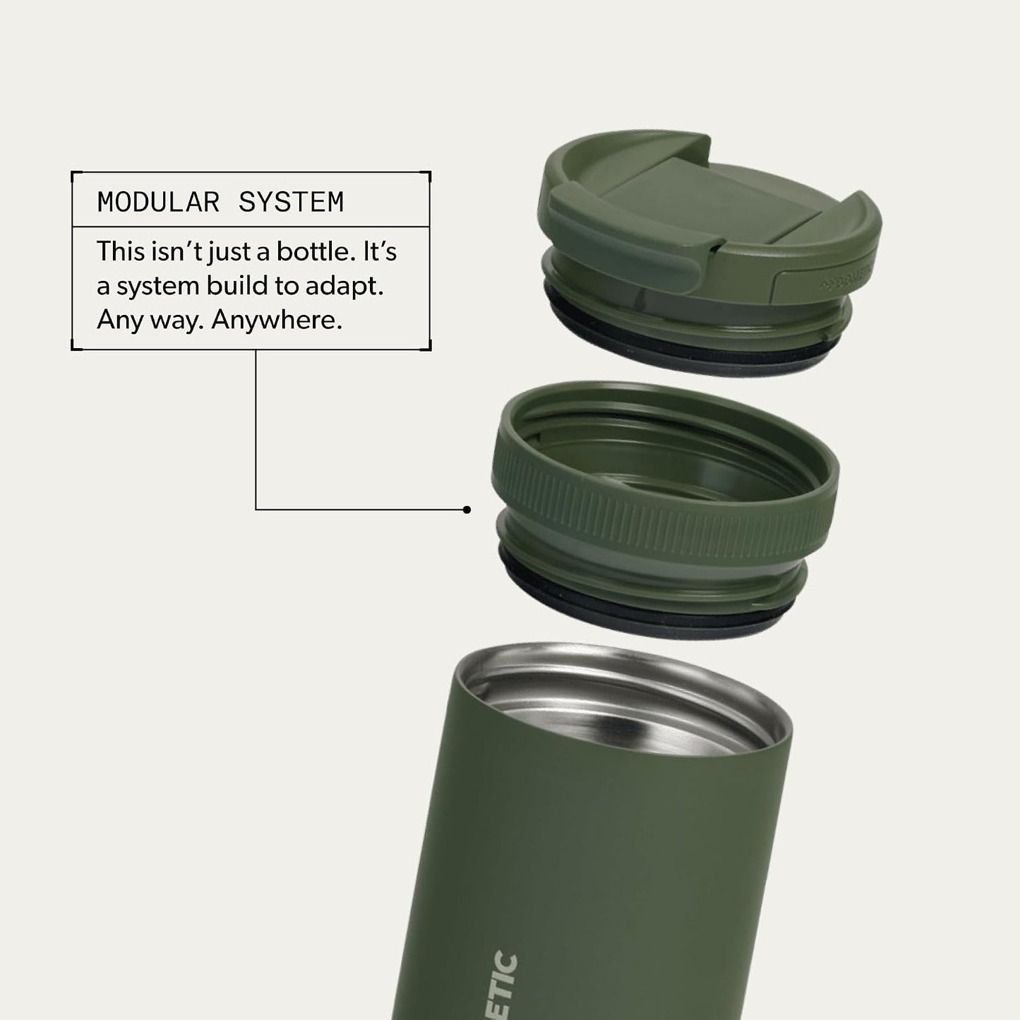 16 oz Tumbler | Stainless Steel Insulated Drinkware with Magnetic Swig Lid | Ocean