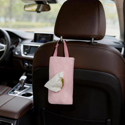 Quilted Baby Wipe Holder Quilted Wipe Pouch Portable Hanging Floral Wet Wipes Bag for Car, Stroller