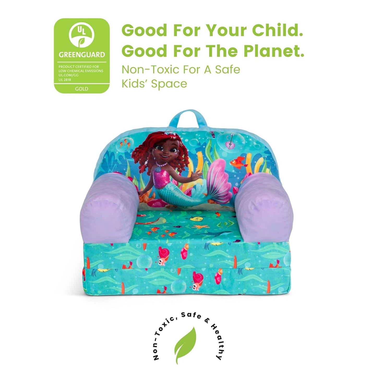 Delta Children - Cars Cozee Buddy Flip-Out Kids Chair, Blue