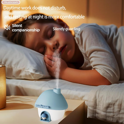 Ultrasonic Humidifiers for Bedroom and Office,Cold fog humidifier with sunset light, baby humidifier with night light,Portable Humidifier, two spray modes and ambient ligh