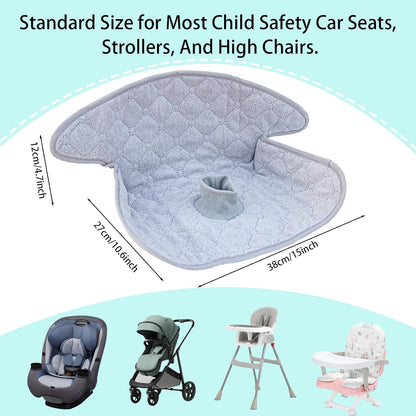 2 Pack Potty Training Car Seat Protector & Bag, Waterproof Piddle Pads for Carseat, High Chair & Stroller, Soft Anti-Slip Liner, Fast Water Absorption Pee Protector for Toddlers, Machine Washable