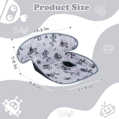 Babenest Car Seat Potty Protector Cover -Waterproof Carseat Training Liner for Baby &Toddler Shower Gift, Dry Piddle Pee Pad with Fun Designs for Strollers & Infant Car Seats (2pcs Pink)