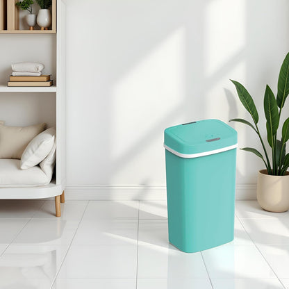 15L Smart Diaper Pail with Motion Sensor Lid | Touchless Hands-Free Baby Diaper Trash Can | Double Locking Seal | Slim Space-Saving Design | Quiet & Durable (Yellow)
