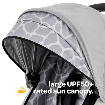 Larktale Chit Chat | Lightweight Compact Stroller for Babies & Toddlers 6 Months & Up | Best Travel Stroller | One-Handed Steering & Easy Fold, Longreef Navy