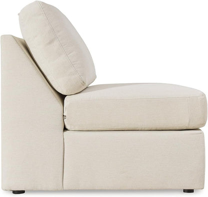 Signature Design by Ashley Modmax Coastal Press-Back Swivel Glider Rocker Recliner with Machine Washable Cover, Hidden Storage Compartments and 2 Bolster Pillows, Beige - Colors B