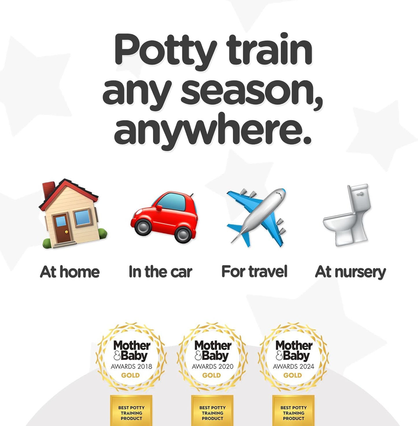 My Carry Potty - Ladybug Travel Potty, Award-Winning Portable Toddler Toilet Seat for Kids to Take Everywhere