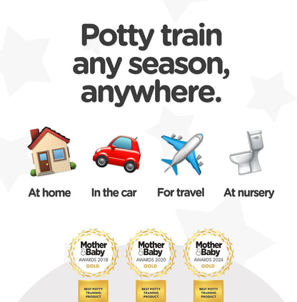 My Carry Potty - Ladybug Travel Potty, Award-Winning Portable Toddler Toilet Seat for Kids to Take Everywhere